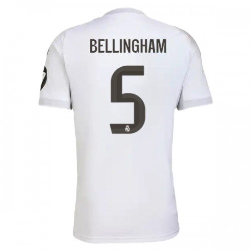 Real Madrid Bellingham 5 Voetbalshirt Thuis 2025-26 Real Madrid Bellingham 5 Voetbalshirt Thuis 2025-26